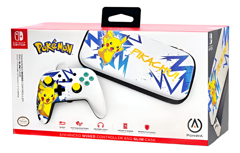 Switch Bundle Estuche + Control Wired Pokemon