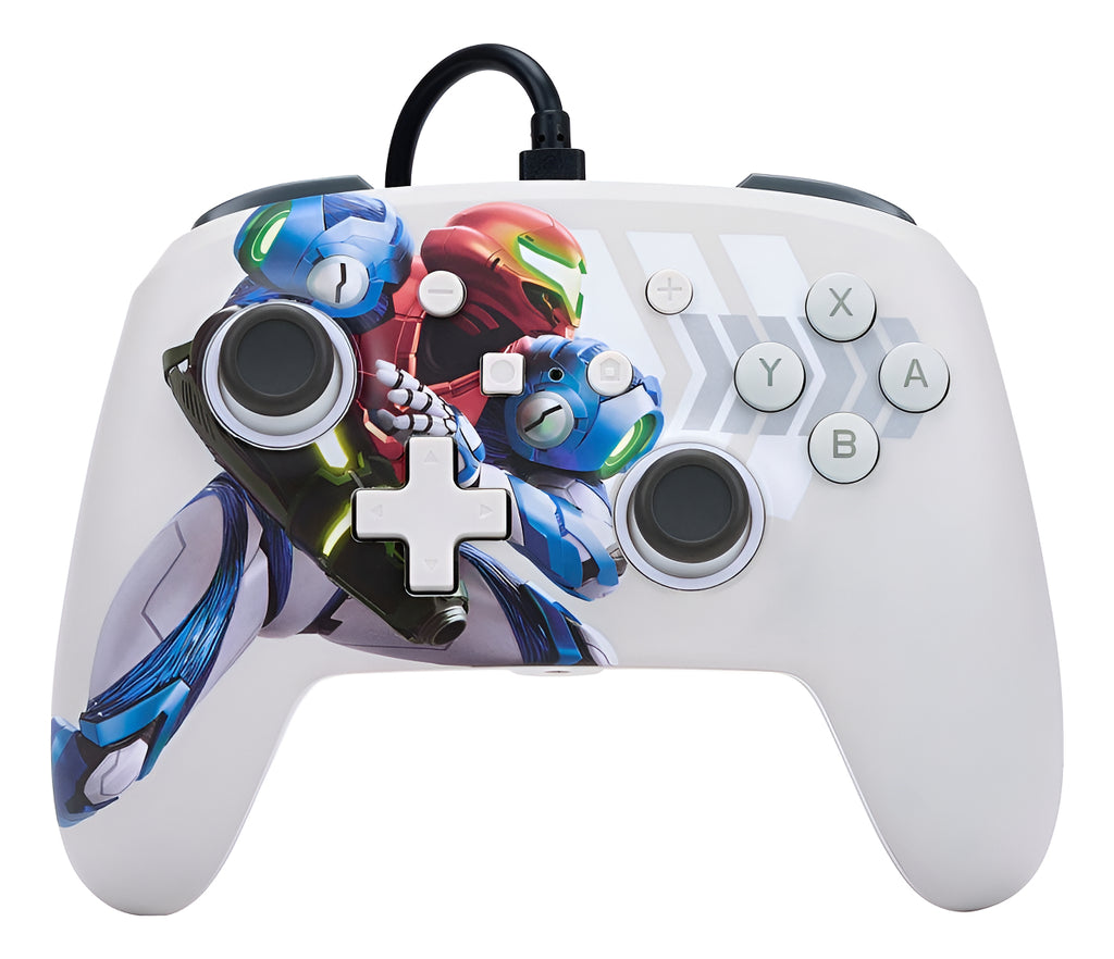 Control Powera Enhanced Wired Metroid Dread Para Switch
