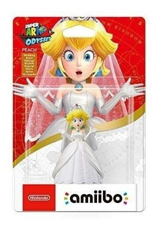 Figura Amiibo Peach Traje Nupcial - Super Mario - Sniper