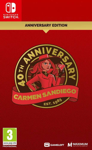 Carmen Sandiego 40th Anniversary Edition Switch