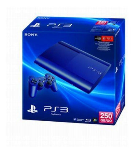 Consola Sony Playstation 3 250gb - Blue Azure - Sniper