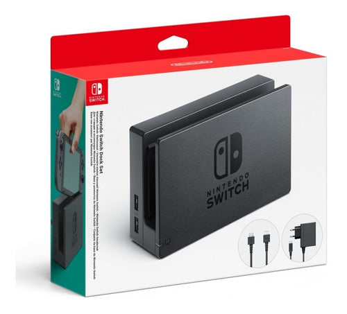 Dock Set (base+ac+hdmi) Para Switch Original - Sniper