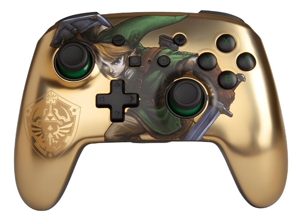 Control Para Switch - Zelda Link Gold - Inalámbrico - Sniper