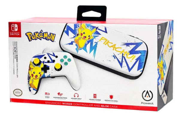 Switch Bundle Estuche + Control Wired Pokemon