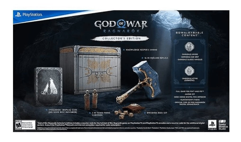 God Of War Ragnarök Collector's Edition Ps4/ps5 Sniper_cl