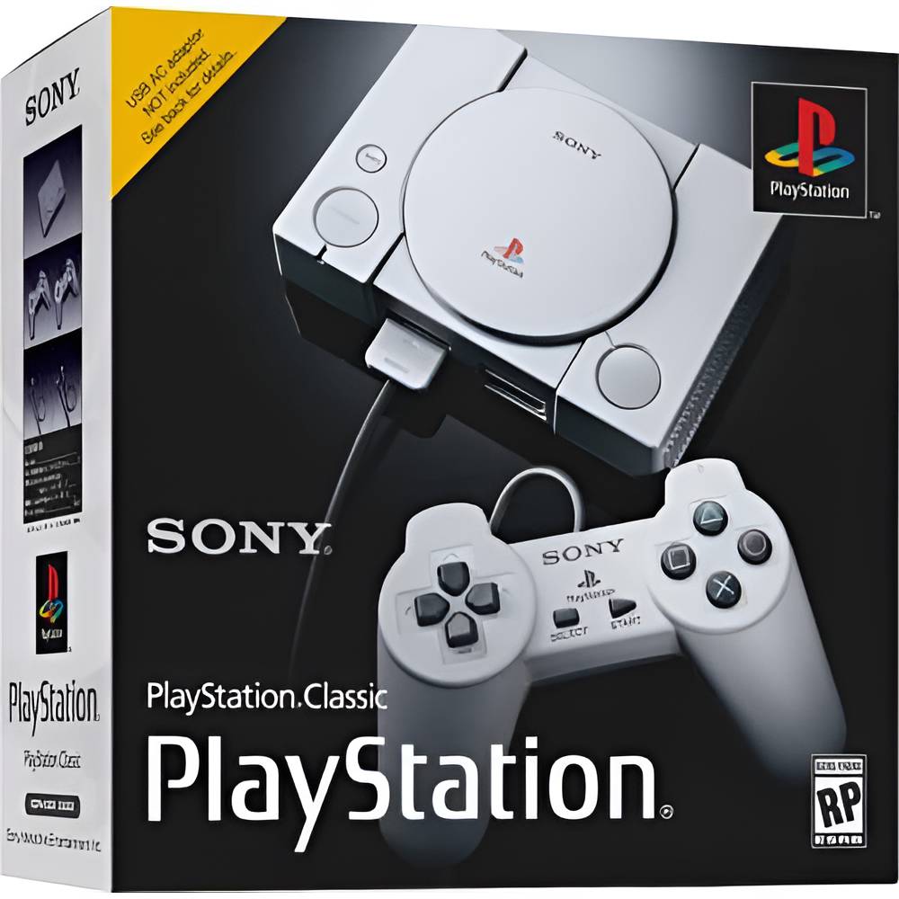 Playstation  Classic Mini + 2 Controles + 20 Juegos - Sniper