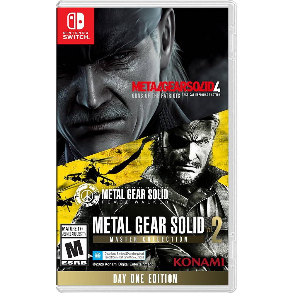 METAL GEAR SOLID: MASTER COLLECTION VOL.2 DAY 1 ED - NSW