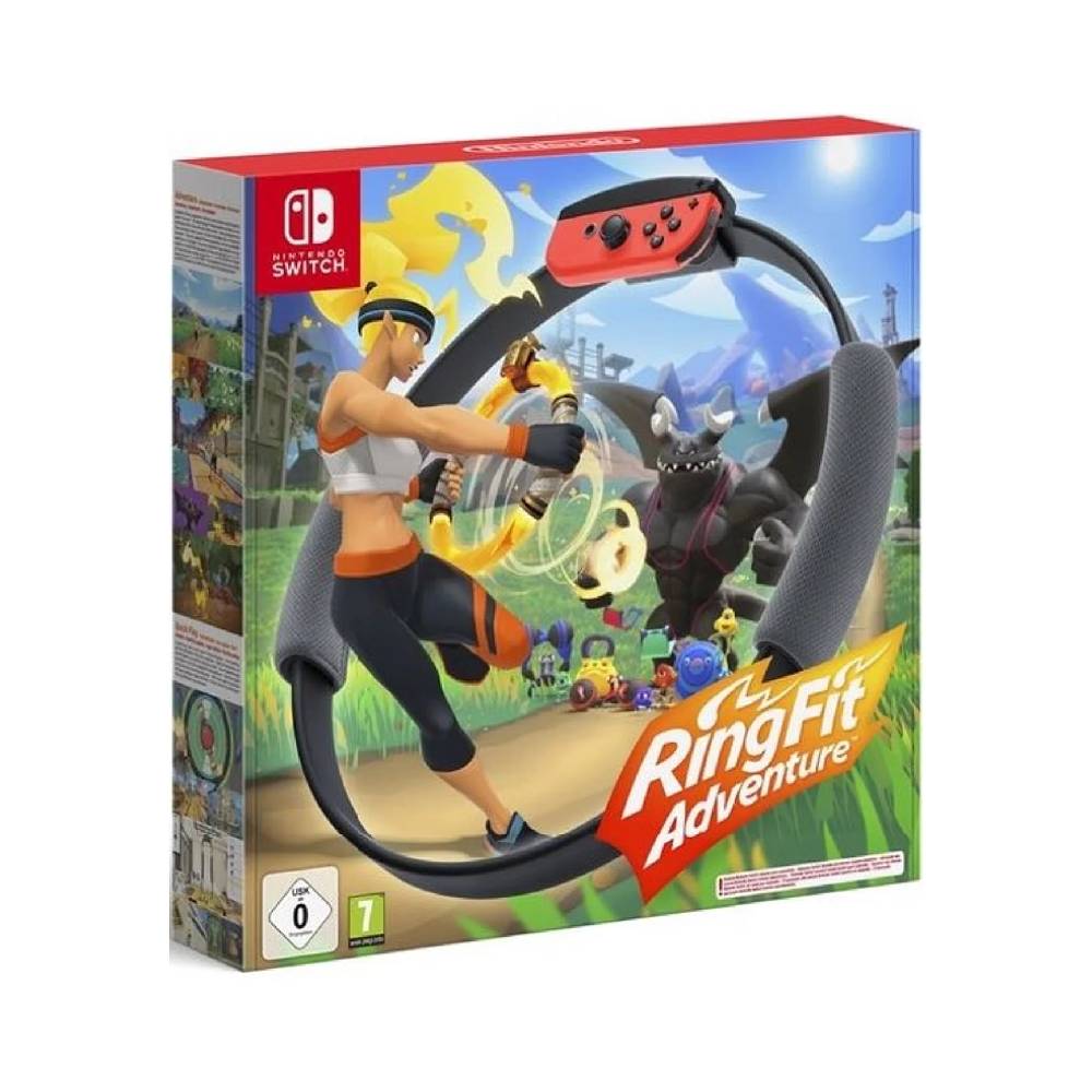 SWITCH RING FIT ADVENTURE + RING-CON + LEG STRAP