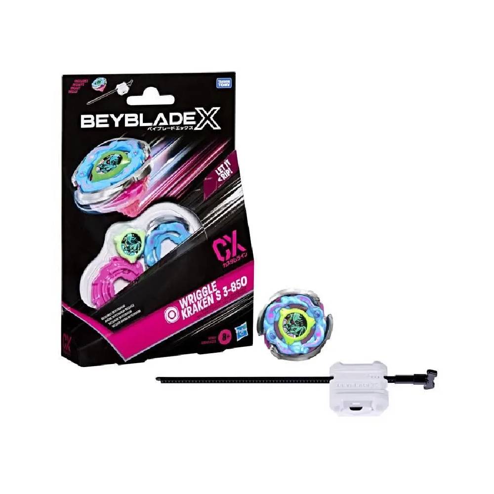 BEYBLADE X Wriggle Kraken S 3-85O CX Starter Pack