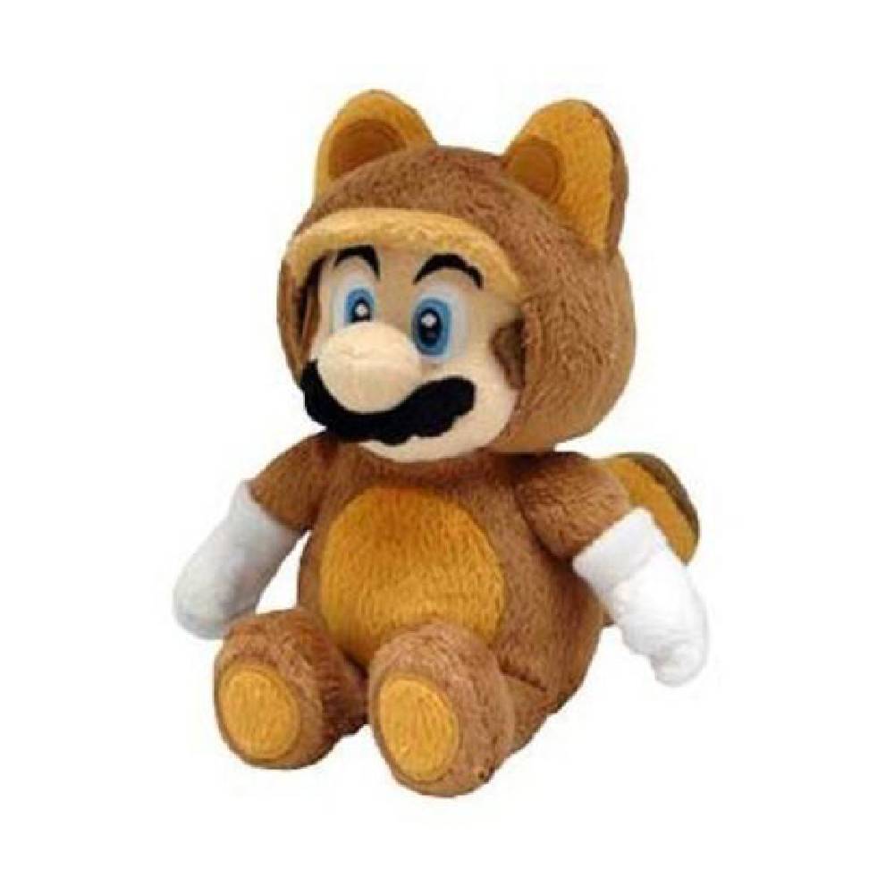 Peluche Tanooki Mario 9" Plush - Little Buddy