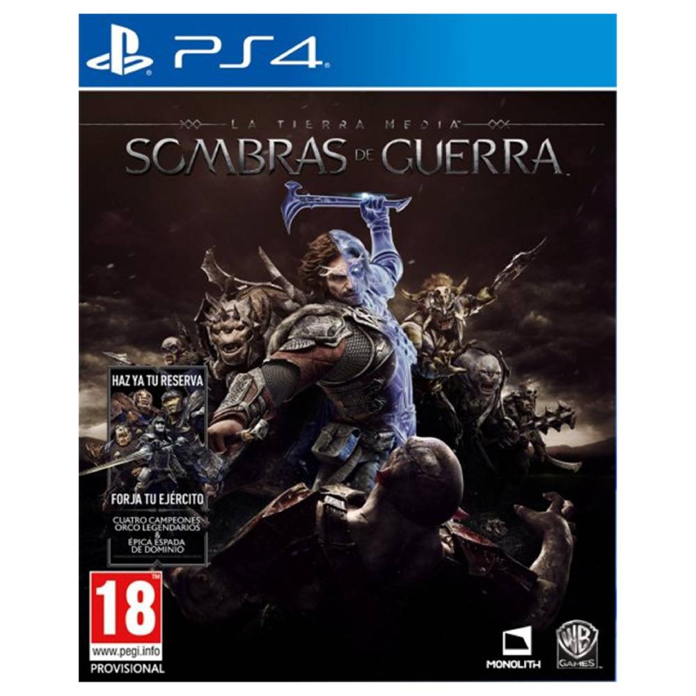 Middle-earth Shadow Of War - Juego Físico Ps4 - Sniper Game