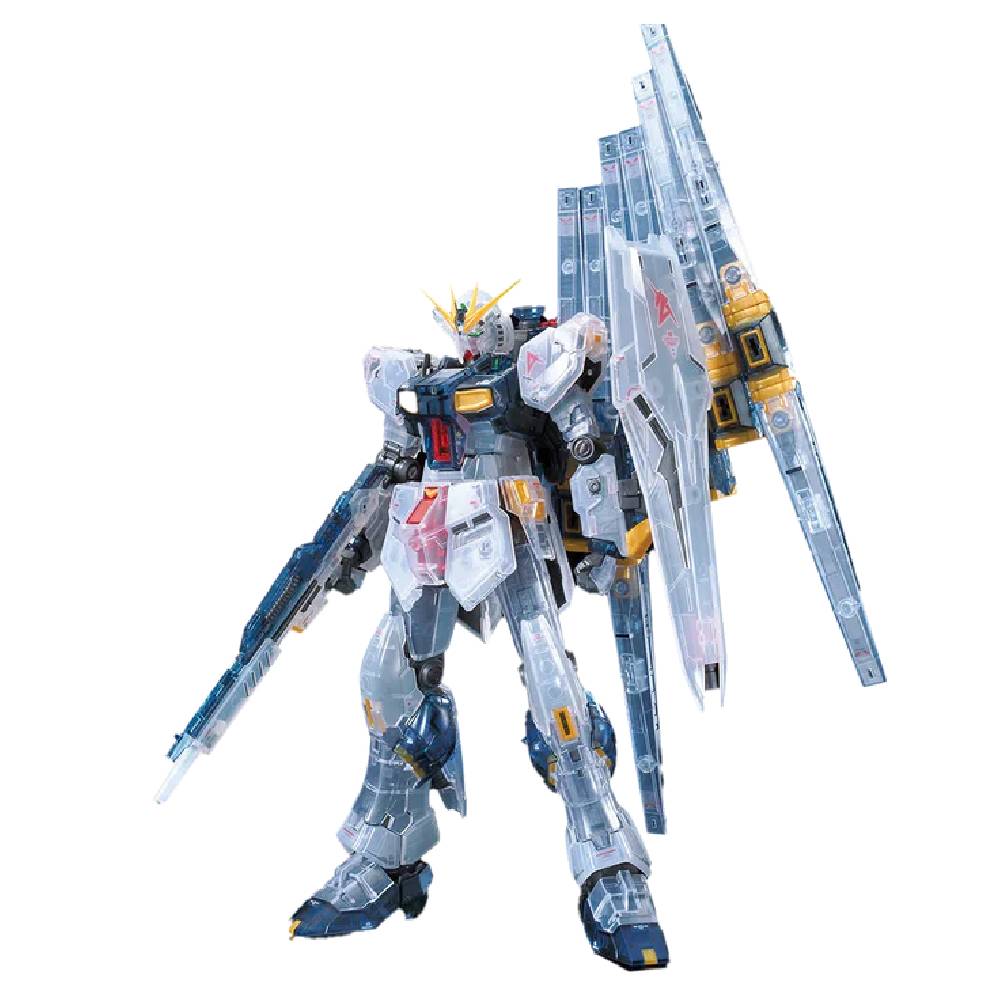 Model Kit RG 1/144 ν Gundam Clear Color Bandai Hobby
