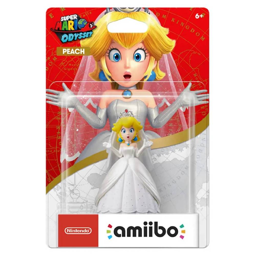 Figura Amiibo Peach Traje Nupcial - Super Mario - Sniper