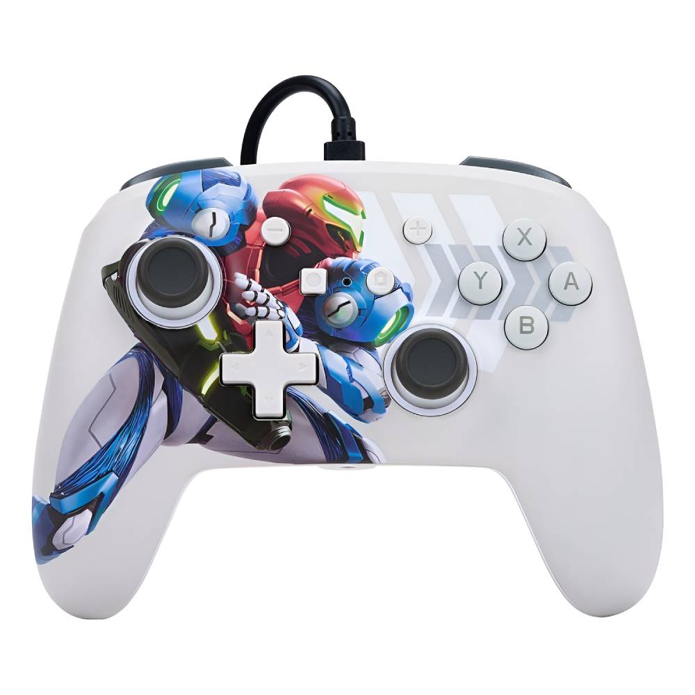 Control Powera Enhanced Wired Metroid Dread Para Switch