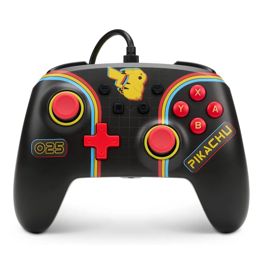 Control PowerA Enhanced Wired Pikachu Arcade para Switch